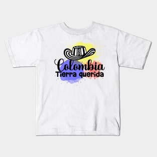 Colombia tierra querida Kids T-Shirt